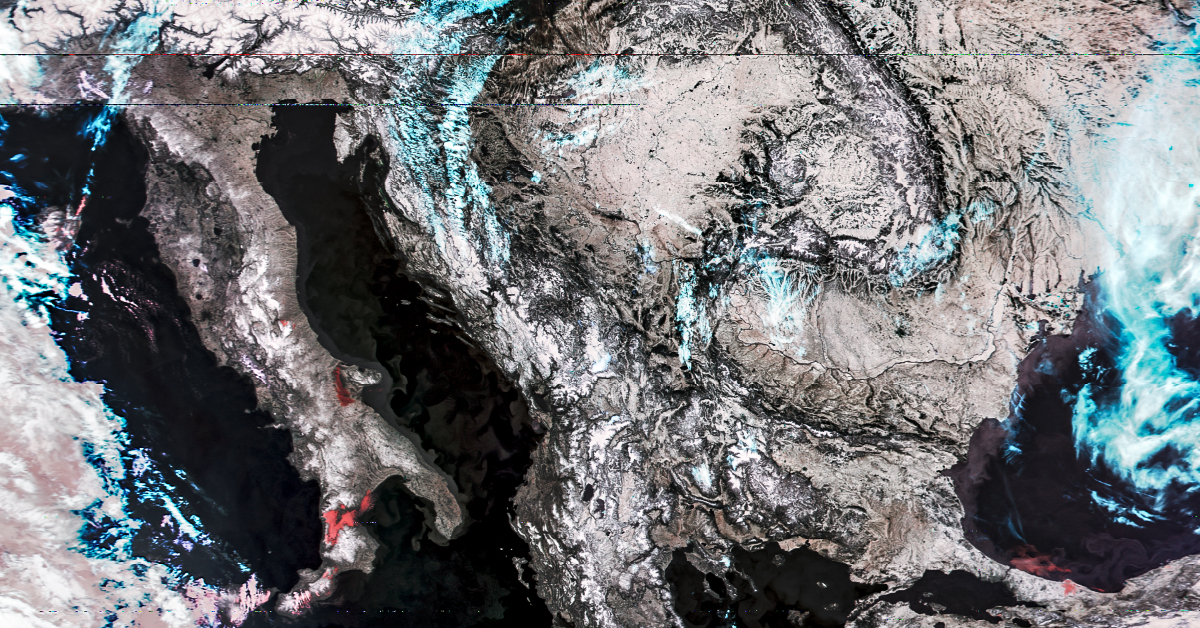 3.25 MetB avhrr 3 AVHRR 3b45 IR False Colordev